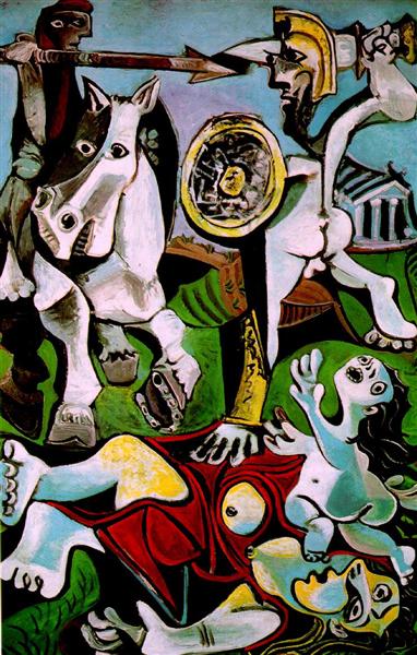 Pablo Picasso The Abduction Of Sabines L'Enlevement Des Sabines